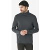 WEDZE Pánske spodné termotričko z vlny merino BL TOP 500 Woolneck rolákový golier sivé M