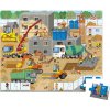 Janod Puzzle v kufríku 36ks: Na stavbe