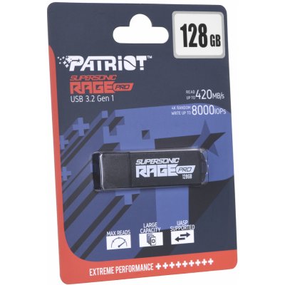 Patriot SUPERSONIC RAGE PRO 128GB PEF128GRGPB32U