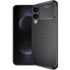 Techsuit CarbonFiber puzdro pre Samsung Galaxy S25 Edge – čierne