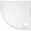 AQUALINE - TECMI sprchová vanička z litého mramoru, čtvrtkruh 80 x 80 cm, R55 PQ558