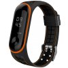 Xiaomi Mi Band 3/4 náhradný náramok - Textúrovaný Farba: Oranžová, Variant: Lines MBSCZ-TXT018
