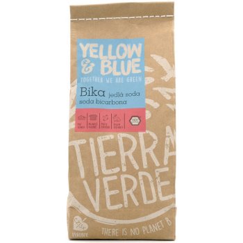 Yellow & Blue Bika sóda sóda bicarbona hydrogénuhličitan sodný papierový sáčok 1 kg