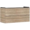 Hansgrohe Xelu Q - Umývadlová skrinka, 63x118x50 cm, 2 zásuvky, prírodný dub/chróm 54037000