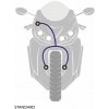 Venhill ŠTANDART -predok -sada Venhill POWERHOSEPLUS BMW-11002FS-SB (3 hadice v sade) modré hadice, nerezové koncovky