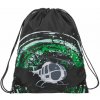 Bagmaster Chlapčenské vrecko na prezuvky BAGMASTER SHOES ALFA 9 D BLACK/GREEN/GRAY