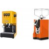 Gaggia New Classic E24 BC, yellow + Eureka Mignon Specialita, CR orange