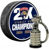 Fanatics Set puku a prívesku Florida Panthers 2025 Stanley Cup Champions Puck & Keychain
