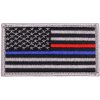 ROTHCO nášivka US vlajka ČERVENÁ a MODRÁ linka VELCRO