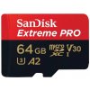 SanDisk Extreme PRO/micro SDXC/64GB/UHS-I U3 / Class 10/+ Adaptér SDSQXCU-064G-GN6MA