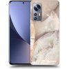 Picasee silikónový čierny obal pre Xiaomi 12 - Cream marble