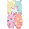 CARTER'S Body na ramienka Dots Fruit dievča 5ks