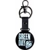 Green Day Stacked Logo & Grenade Circle (Glow-in-the-Dark) Kľúčenka