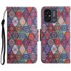 Peňaženkové puzdro na Xiaomi Redmi 12C - Colored Drawing - Diamantový kaleidoskop