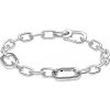 Pandora Elegantný článkový náramok zo striebra na prívesky Me 599662C00 20 cm