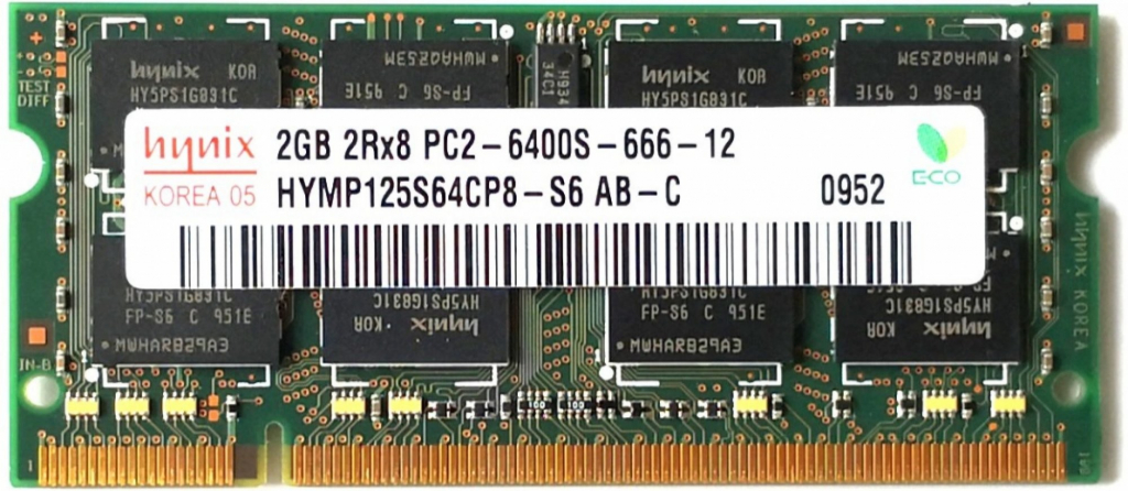 Hynix DDR2 2GB 800MHz CL6 HYMP125S64CP8-S6 AB-C