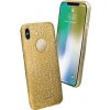SBS - Sparky Glitter puzdro pre iPhone X, zlatá TESPARKYIPXG