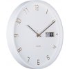 Dizajnové nástenné hodiny 5953WH Karlsson 30cm (8714302733857)