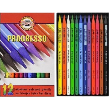 Koh-i-noor ceruzka pastelová v laku Progresso 12 ks od 4,98 € - Heureka.sk