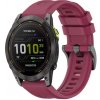 VSETKONAMOBIL 87389 SILICONE Vymeniteľný remienok pre Garmin Enduro 3 bordový