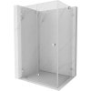 Mexen Lunar-F, skladací sprchový kút ľavý 95 x 90 cm, 8mm číre sklo, chrómový profil, 836-095-090-01-00-L
