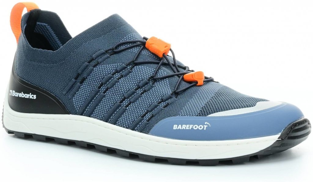 Barebarics Barefoot tenisky Voyager dark blue & white