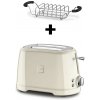 Novis Toaster T2 (krémový) + mriežka na zapekanie pečiva ZADARMO