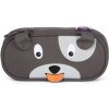 Detský peračník Affenzahn Pencil Case Dog David - grey uni