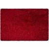 Červený luxusný kúpeľňový koberček so striebornými niťami červená Šírka 50 cm | Dĺžka 70 cm