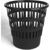 Odpadkový kôš, 15 l, VICTORIA FACILITY, zvislá mriežka, čierna