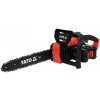 YATO Akumulátorová reťazová píla 350 mm 2 x 18 V (2 x 2,0 Ah akumulátor + nabíjačka)