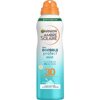 Garnier Ambre Solaire Invisible Protect SPF30 mlha na opaľovanie 200 ml