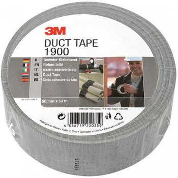 3M Duct tape textilna páska 50 mm x 50 m silver šedá