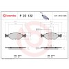 Sada brzdových platničiek, vždy 4 kusy v sade BREMBO P 23 122 (P23122)