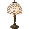 Tiffany lampa na nočný stolík vitráž HIVE PEARL Ø21*38