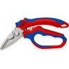 KNIPEX 95 05 20 SB uhlové elektrikárske nožnice 160 mm