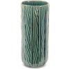EUROFIRANY KERAMICKÁ VÁZA REA (06) (FI) 12X28 CM ZELENÁ