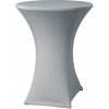 DENA Elastický poťah ONYX PRO na koktejlové stoly 80-85cm 210 g/m² sivá