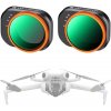 K&F Concept Variable ND Lens Filter Kits For DJI Mini 4 Pro 2 Pack ND2-32 (1-5 Stops)+ND32-512 K&F Concept