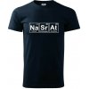 Periodická tabulka - Nasrat - Klasické pánske tričko vyššej gramáže - M ( Tmavomodrá (veľmi tmavá - skoro čierna) )