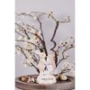 Clayre & Eef Veľkonočné dekorácie králiček s kuriatkom Happy Easter - 8*8*13 cm - Clayre & Eef