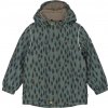 Mikk-Line DETSKÁ FUNKČNÁ ZIMNÁ BUNDA MIKK-LINE PRINT BALSAM GREEN