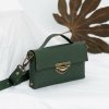 Ammyla Kožená kabelka MiniMe (tmavá zelená) kolekcia Mini Midi Maxi