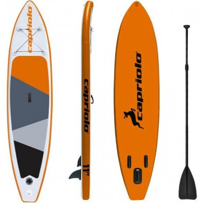 CAPRIOLO INFLATABLE PADDLE BOARD 335X3X15CM- ORANGE