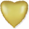 Godan Fóliový balón Srdce - Zlaté 43 cm