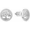 Beneto Strieborné náušnice so stromom života AGUP1529S