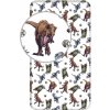 Jerry Fabrics Bavlnená plachta 90 × 200 cm – Jurský Svet 