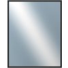 DANTIK - Zrkadlo v rámu, rozmer s rámom 80x100 cm z lišty Hliník čierna (7005021)