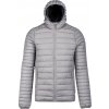 Kariban bunda Down jacket K6110 zimní pánská Marl Silver Stříbrný melír
