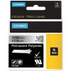 Dymo Rhino 18486, S0718180, 12mm x 5,5m čierna tlač / metalický podklad, originálna páska